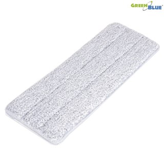 Wkład do mopa płaskiego GreenBlue, szary, wzmocnione włókna, pasuje do MaxiClean GB850 GB870 microfibra HQ, MaxiClean GB851