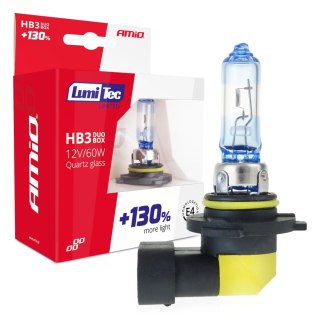 Żarówki halogenowe hb3 12v 60w lumitec limited +130% duo amio-02103
