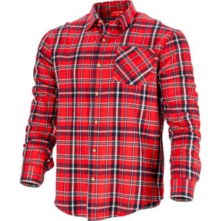 Koszula flanelowa czerw-granat., 170g/m2, "l", ce, lahti