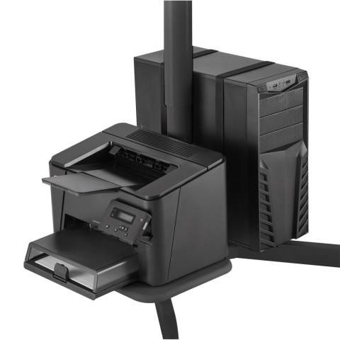 Biurko regulacja wysokości stacja robocza Maclean, sprężyna gazowa, do pracy stojąco siedzącej, max wys 109cm, MC-848