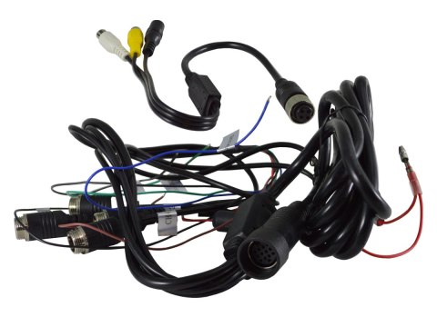 Monitor samochodowy lcd 9cali z obsługą 4 kamer i funkcją dvr rejestratora 12v 24v