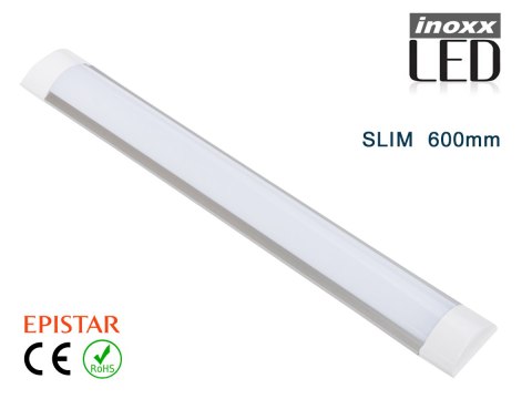 Lampa liniowa natynkowa panel led slim 60cm 18w 3000k ciepła