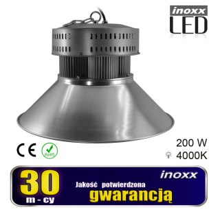 Lampa przemysłowa led 200w high bay cob 4000k neutralna 18 000lm