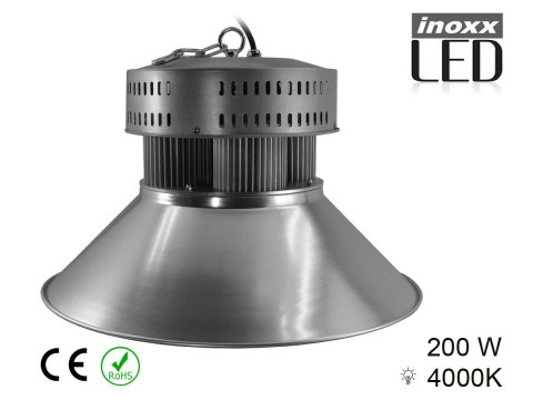 Lampa przemysłowa led 200w high bay cob 4000k neutralna 18 000lm