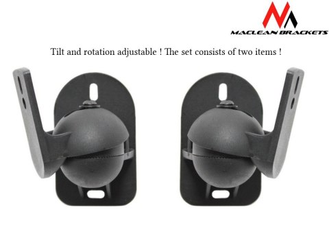 Uchwyt głośnikowy Maclean, do kolumn, komplet 2 szt, 3,5kg, MC-526