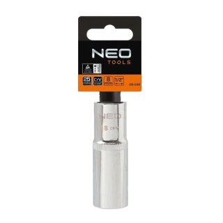 Nasadka sześciokątna długa 1/2", 27 mm, Superlock