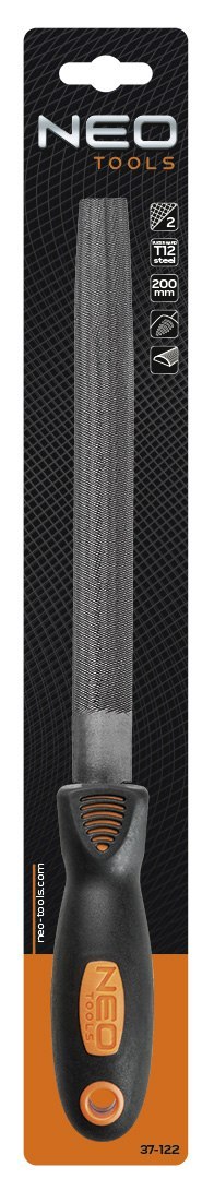 Pilnik do metalu półokrągły, 200 mm/2