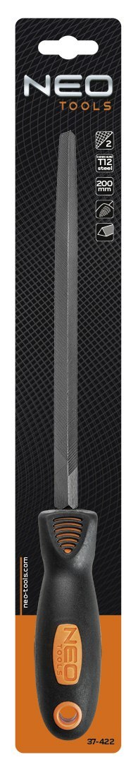 Pilnik do metalu trójkątny, 200 mm/2