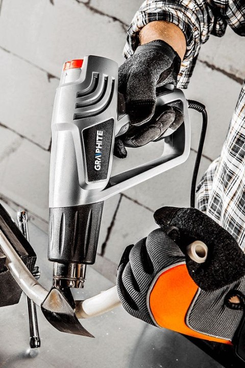 Opalarka 2000W, zakres temperatur: I: 25°C, II: 80-600°C, III: 80-600°C, walizka