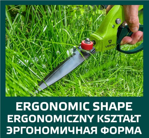 Nożyce do trawy 340 mm, ostrze 130 mm, wielopozycyjne