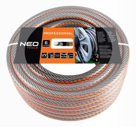Wąż ogrodowy 3/4" x 50 m, 6-warstwowy NEO PROFESSIONAL