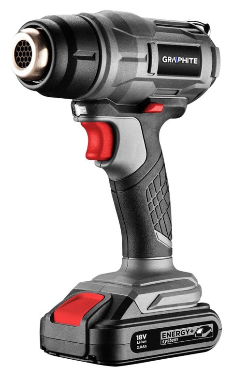 Opalarka akumulatorowa 18V Energy+, Li-Ion, zakres temperatur 550°C, bez akumulatora