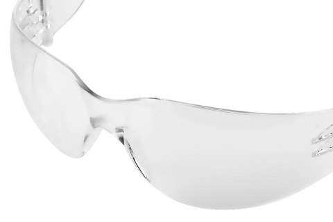Okulary ochronne, białe soczewki, klasa odpornosci F