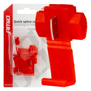 Szybkozłączki elektryczne 0,5-1mm2 10a 5 szt. blister amio-02340