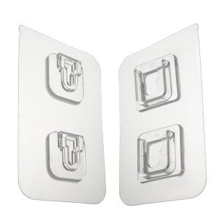 Samoprzylepny zestaw montażowy na ściane do dozownika Promedix 
PR-475, pasuje do PR-470