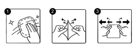 Samoprzylepny zestaw montażowy na ściane do dozownika Promedix 
PR-475, pasuje do PR-470