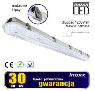 Oprawa hermetyczna przemysłowa ip65 led 1x120cm t8 g13 jednostronnie zasilana