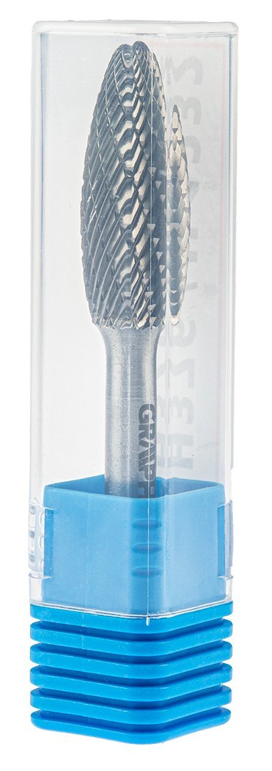 Frez do metalu HM, typ H (płomieniowy), 12 x 32 mm, trzpień 6 x 45 mm