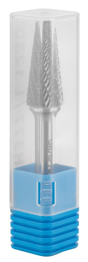 Frez do metalu HM, typ L (stożkowy), 12 x 30 mm, trzpień 6 x 45 mm