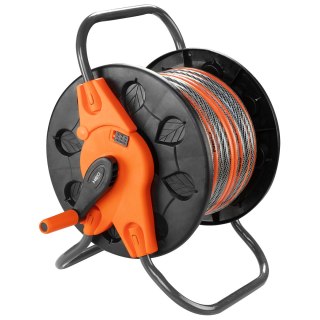 Stojak na wąż ogrodowy, tworzywo sztuczne, do 60 m węża 1/2"