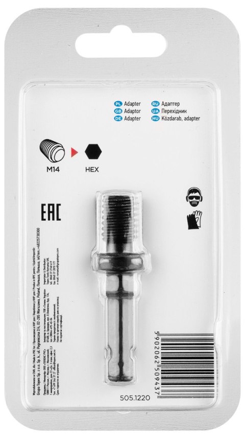 Adapter z M14 na HEX