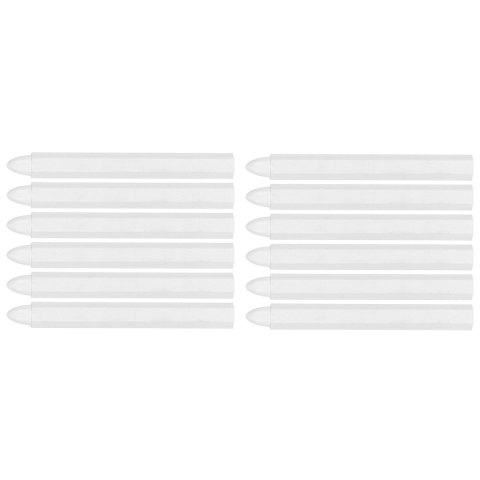 Kreda techniczna do znakowania, biała, 12 sztuk