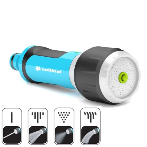 Zestaw z wężem rozciągliwym 7,5m Cellfast ZygZag