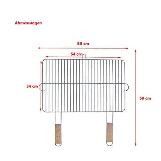 Ruszt grillowy 54x34cm Master Grill MG255