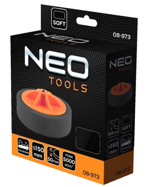 Pad polerski 150 x 50 mm, gąbka miękka, M14