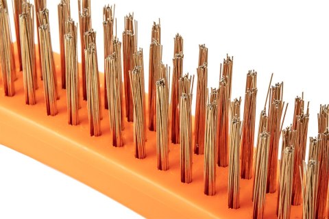 Szczotka druciana, drut mosiężny, 4x16 rzędów