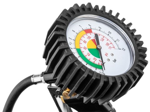 Pistolet do pompowania z manometrem śr. 63 mm, długa końcówka