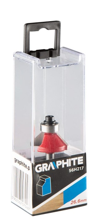 Frez kształtowy z łożyskiem, HM, 26.6 x 9.52 mm, trzpień 6 mm