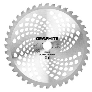 Tarcza widiowa do kosy spalinowej 255 x 25.4 mm, 40 Z, do zarośli