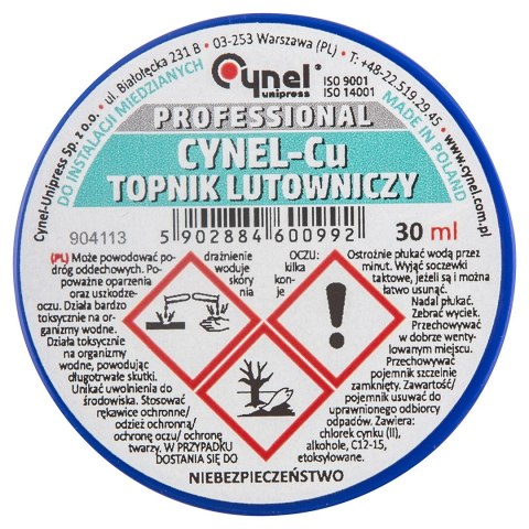 Zestaw do lutowania instalacji miedzianych, lut i topnik