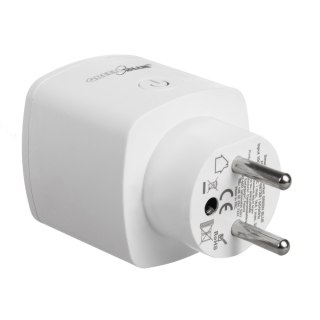 Zdalnie sterowane gniazdko WiFi GreenBlue, Android/iOS/Alexa/Google Home, zuż. energii, timer, max 3680W, typ E, GB720 E