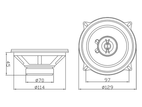 0946# Głośnik blow wh-1516 5" 2way komplet samochodowy