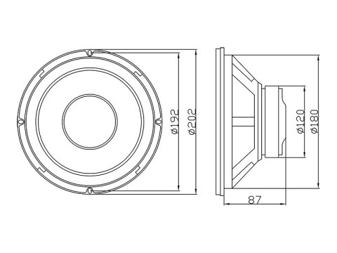 30-537# Głośnik blow a-200 4ohm