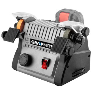 Mini szlifierka stołowa akumulatorowa 3w1 Energy+: szlifierka stołowa, polerka, szlifierka z wałkiem