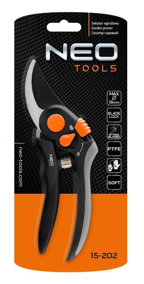 Sekator by-pass 200 mm, zakres do 18 mm, regulowany rozstaw