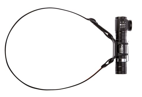 Set 3 elementy (latarka czołowa 99-026, bransoletka survivalowa 5 w 1 63-140, nóż składany)