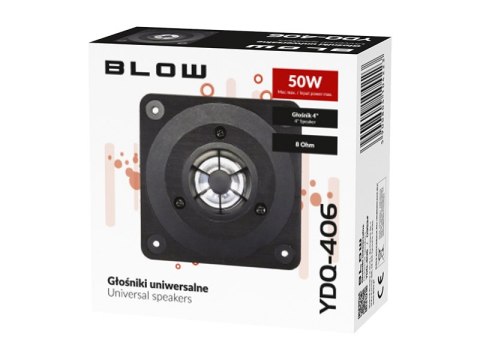 0953# Głośnik ydq406 4"50w 8ohm blow wysokotonowy tweeter