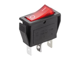 1075# Przełącznik mk111 czerwony 230v podświetlany