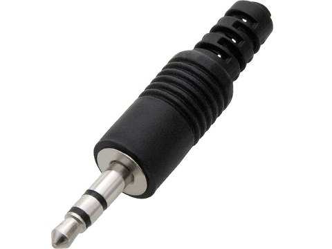 1276# Wtyk jack 3,5 st plastikowy hq