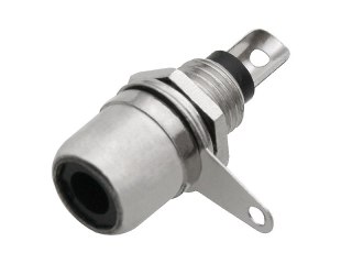 2232# Gniazdo rca montażowe do obudowy czarne