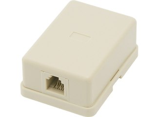 2259# Gniazdo telefoniczne 6p4c (puszka pojedyncza mała)