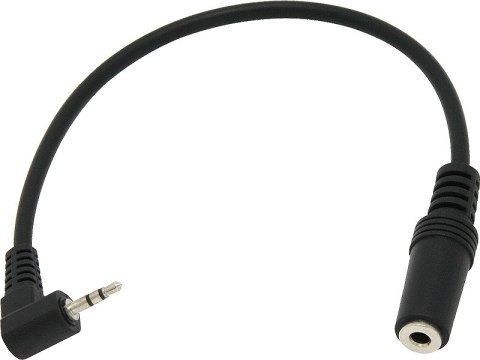 22701# Przejście jack: wtyk 2,5-gniazdo 3,5z kablem stereo