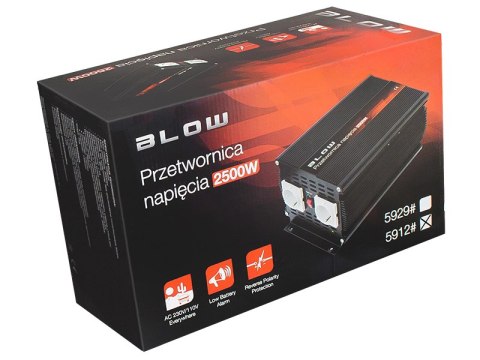 5912# Przetwornica 24v/230v v5000/2500w blow"