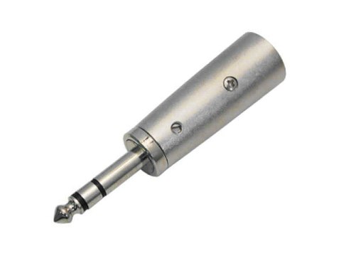 8012# Przejście: wtyk 6,3 stereo-wtyk mikr.3p