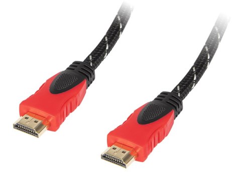 92-051# Przyłącze hdmi-hdmi red 4k 1.0m proste