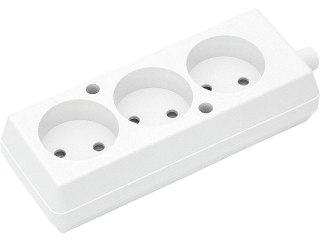 9760# Gniazdo gn-360/gn-320 3-gniazdo bez uziemienia białe